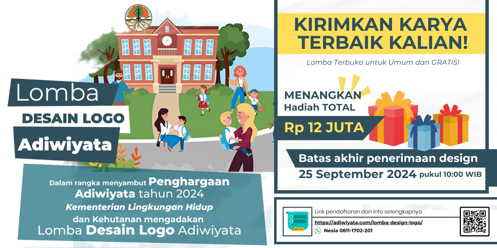 Lomba Design Logo Adiwiyata